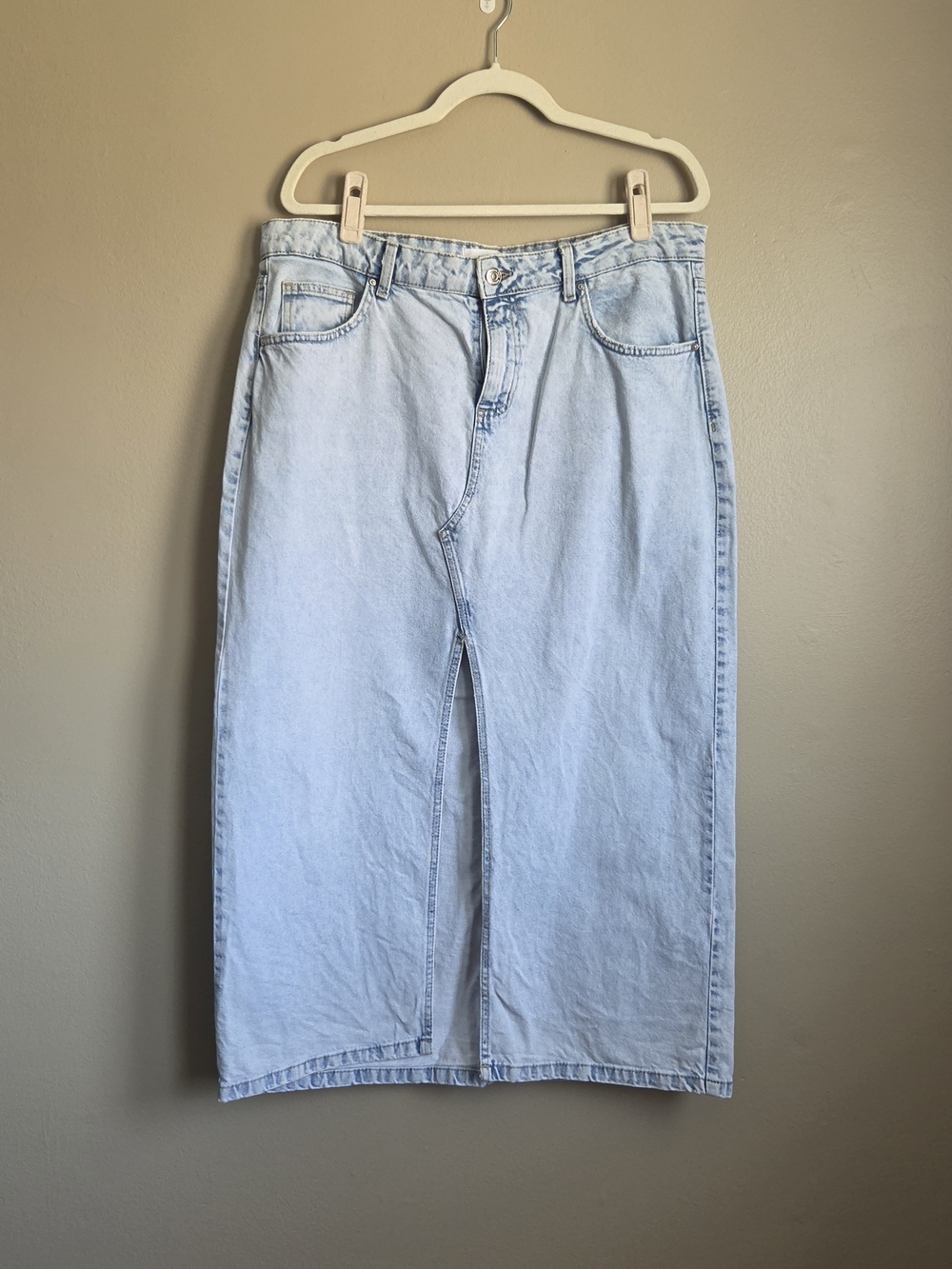 Cotton On Light Blue Denim Skirt